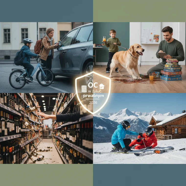 Para na wakacjach z dzieckiem i psem, aktywny wypoczynek, gdzie przydaje się OC w życiu prywatnym podczas podróży i sportu