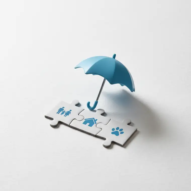 Rodzina 2+2 omawia polisę OC w życiu prywatnym, analizując sumy gwarancyjne i zakres ochrony przy stole w salonie