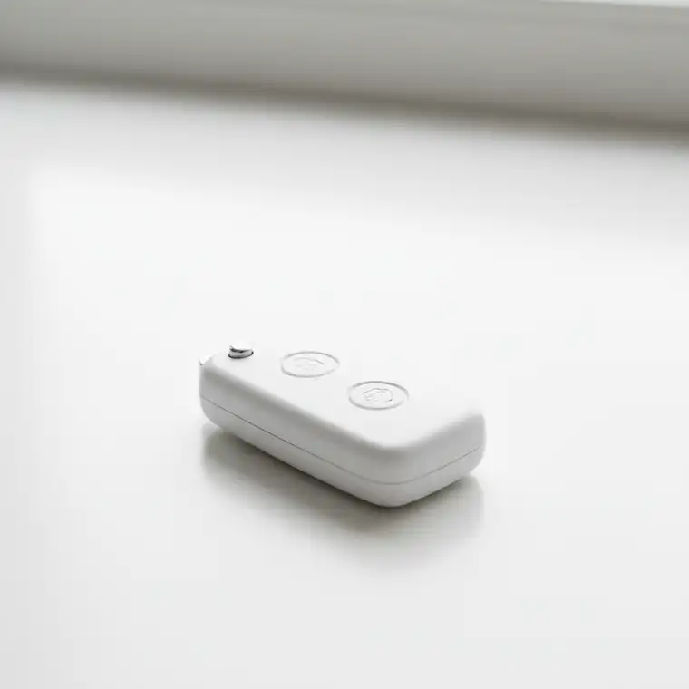 Kierowca przy samochodzie w leasingu analizuje zakres assistance, zastanawiając się nad zakupem osobnej polisy