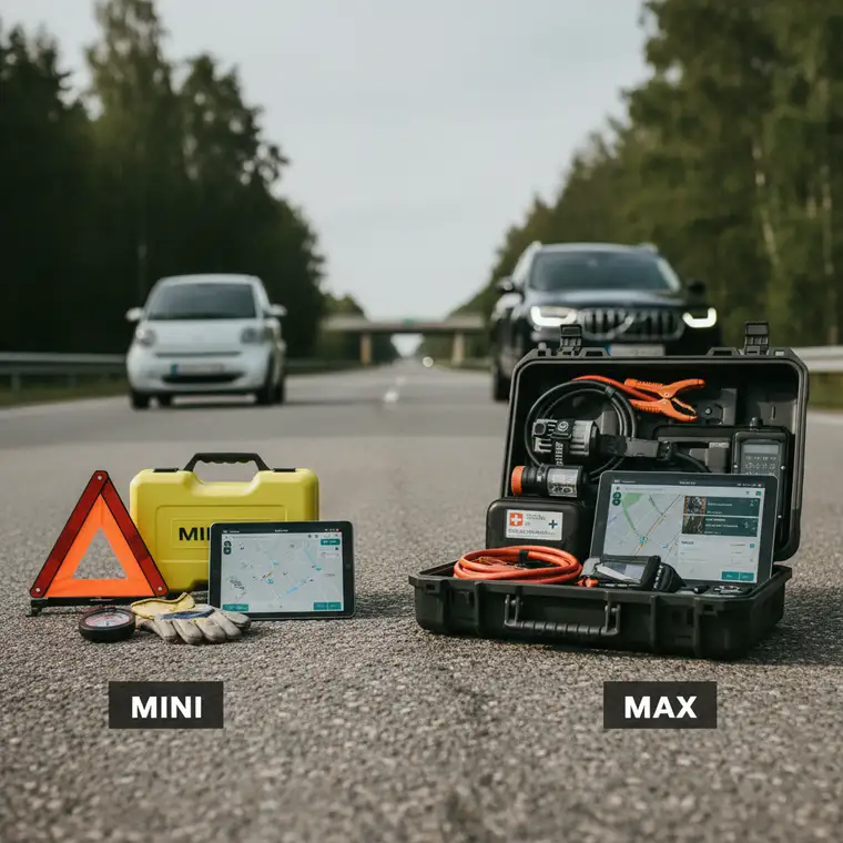 Różnice między assistance samochodowym mini i max w 2026 roku