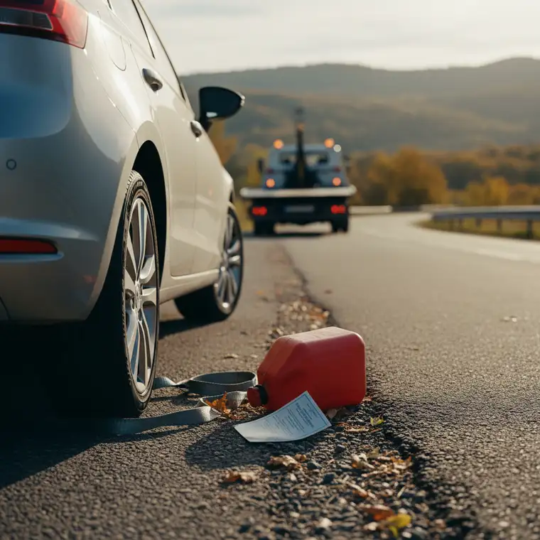 Kiedy ubezpieczyciel odmówi holowania po awarii paliwa